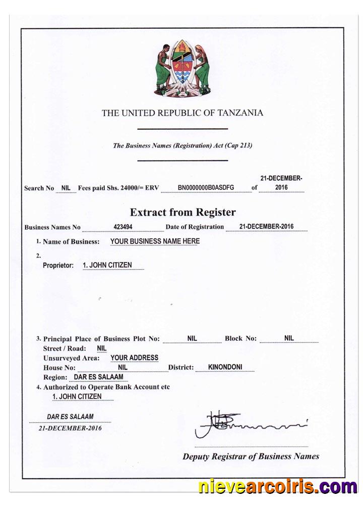TANZANIA business registration version2